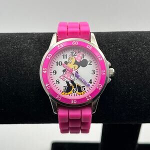Pink minnie mouse watch